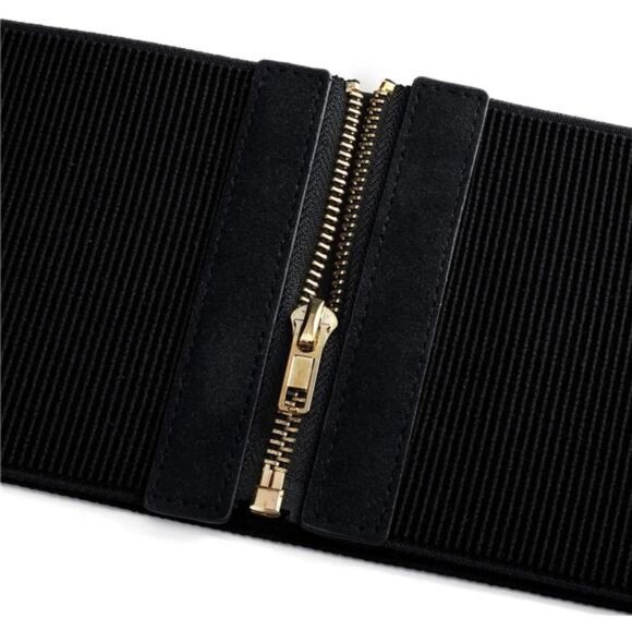 Women Wide Elastic Waist Cinch Stretch Fashion Waistband RetroDress Vintage Belt - Picture 6 of 7